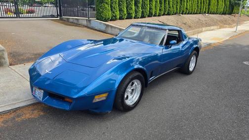 Blue 1980 Chevrolet Corvette T-TOP