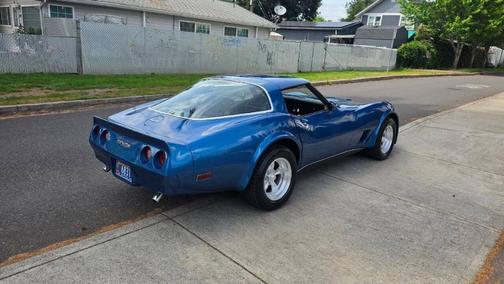Blue 1980 Chevrolet Corvette T-TOP