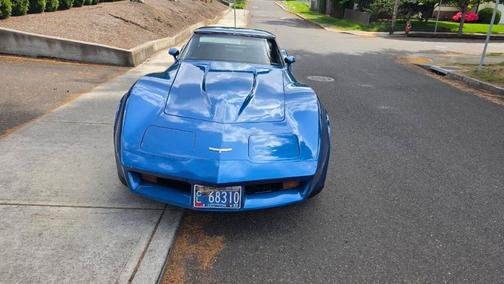 Blue 1980 Chevrolet Corvette T-TOP