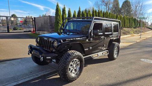 Black 2014 Jeep Wrangler Unlimited Rubicon