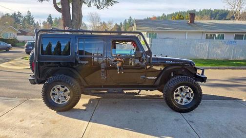 Black 2014 Jeep Wrangler Unlimited Rubicon