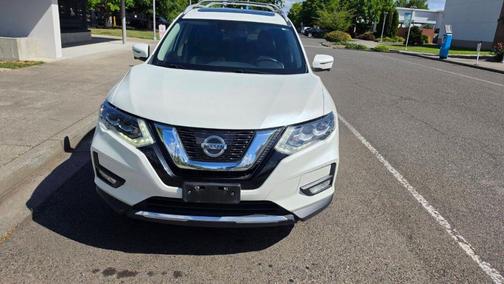 White 2017 Nissan Rogue Hybrid SL