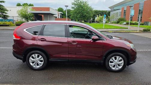 Red 2014 Honda CR-V EX-L