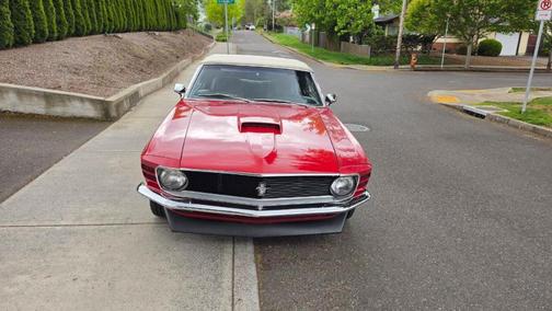 Red 1970 Ford Mustang