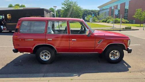 Red 1988 Toyota Land Cruiser