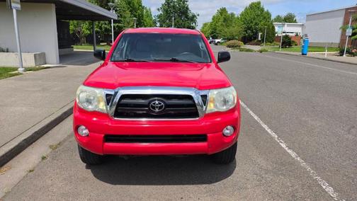 Red 2008 Toyota Tacoma Access Cab
