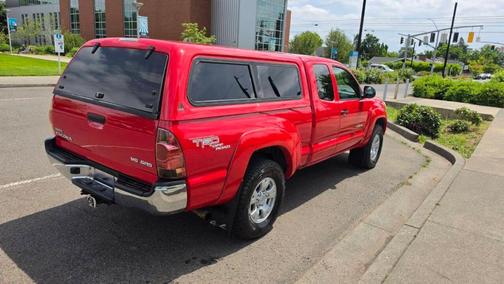 Red 2008 Toyota Tacoma Access Cab