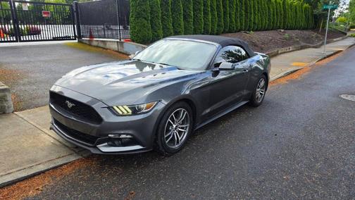 Gray 2016 Ford Mustang EcoBoost Premium