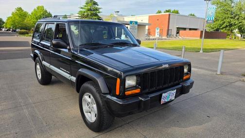 Black 2001 Jeep Cherokee Sport