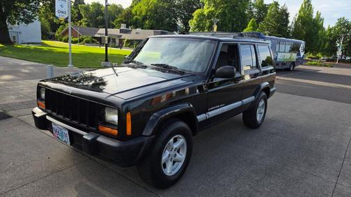 Black 2001 Jeep Cherokee Sport
