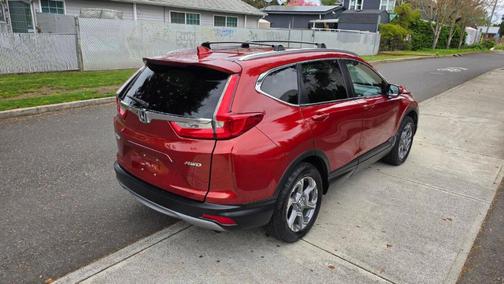 Red 2017 Honda CR-V EX-L