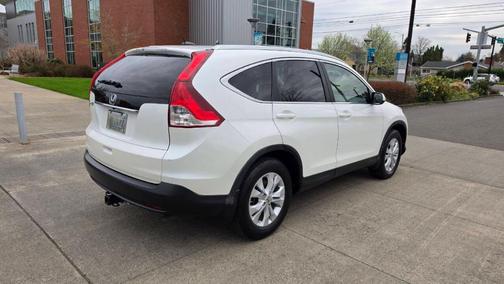 White 2013 Honda CR-V EX-L