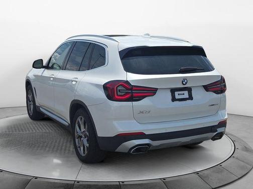 White Metallic 2022 BMW X3 xDrive30i