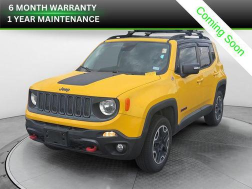 Solar Yellow 2016 Jeep Renegade Trailhawk