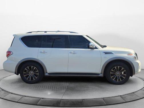 Pearl White 2017 Nissan Armada Platinum