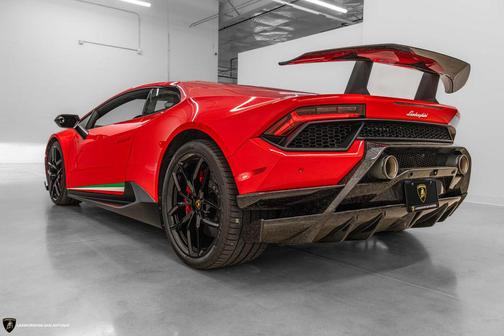 Red 2018 Lamborghini Huracan Performante