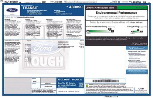 Oxford White 2026 Ford Transit-350 Base