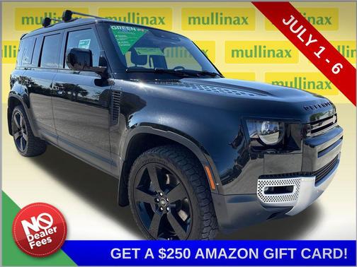 Santorini Black Metallic 2020 Land Rover Defender 110 HSE