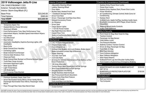 2019 Volkswagen Jetta 1.4T R-Line