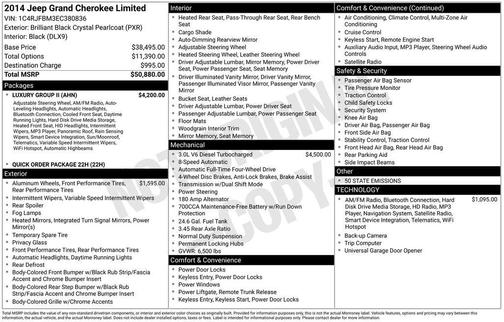 2014 Jeep Grand Cherokee Limited