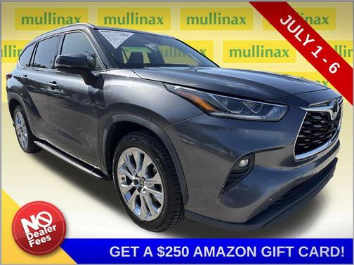 Magnetic Gray Metallic 2020 Toyota Highlander Limited