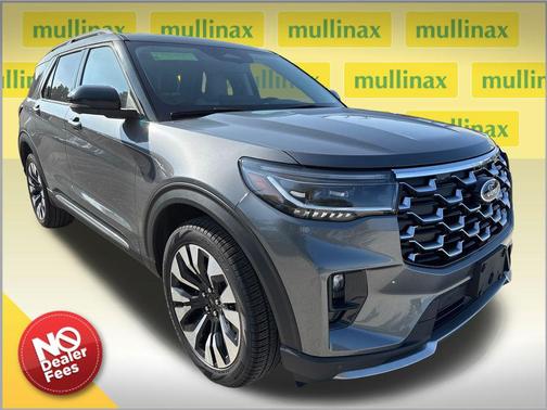 Carbonized Gray Metallic 2026 Ford Explorer Platinum