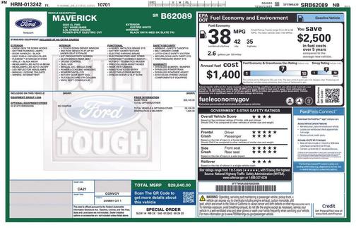 2025 Ford Maverick XL