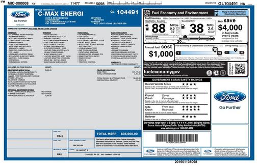2016 Ford C-Max Energi SEL