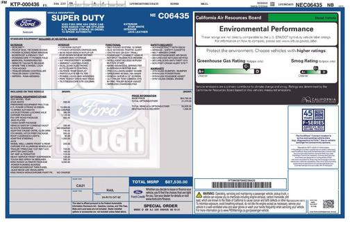STAR WHITE 2022 Ford F-350 King Ranch