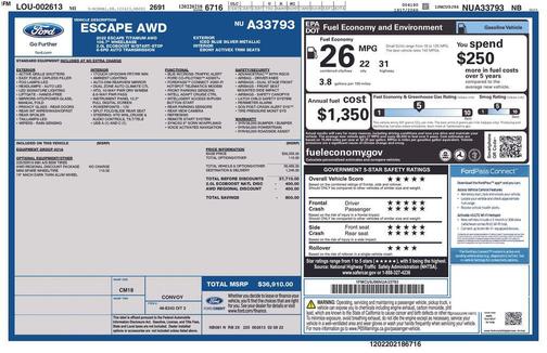 2022 Ford Escape Titanium