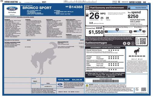 2021 Ford Bronco Sport Outer Banks