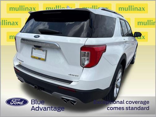 STAR WHITE MET TRI-COAT 2022 Ford Explorer Platinum