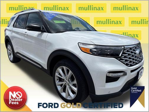 STAR WHITE MET TRI-COAT 2022 Ford Explorer Platinum