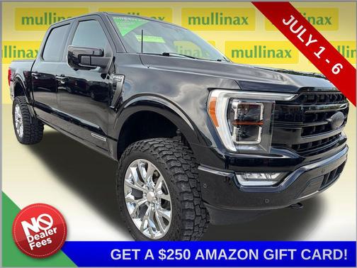 Agate Black Metallic 2021 Ford F-150 Lariat