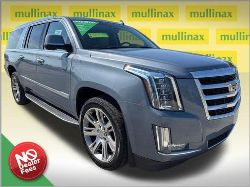 Gray Silk Metallic 2015 Cadillac Escalade ESV Luxury
