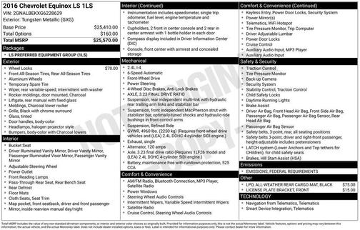 2016 Chevrolet Equinox LS