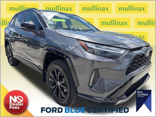 Magnetic Gray Metallic/Midnight Black Metallic 2024 Toyota RAV4 Hybrid SE