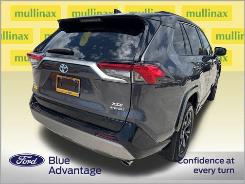 Magnetic Gray Metallic/Midnight Black Metallic 2024 Toyota RAV4 Hybrid SE