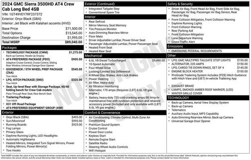 2024 GMC Sierra 3500 Base