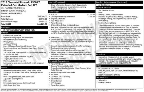 2018 Chevrolet Silverado 1500 1LT