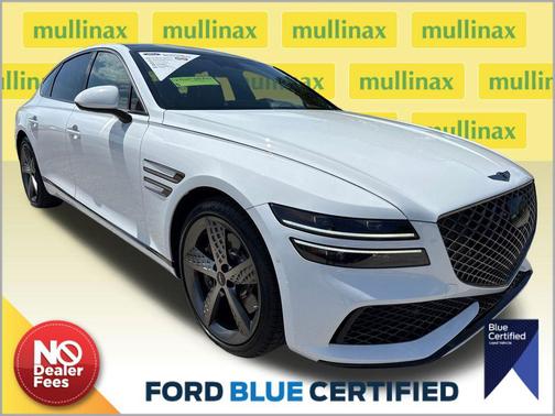 Alta White 2024 Genesis G80 3.5T Sport AWD