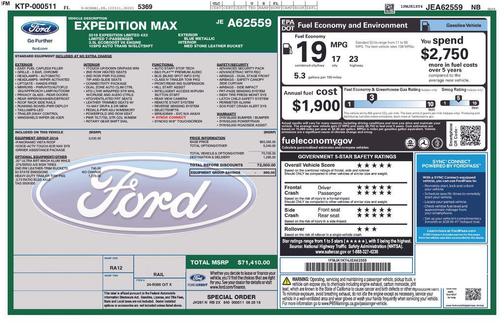 2018 Ford Expedition Max Limited