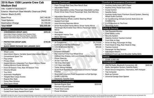 2016 RAM 1500 Laramie