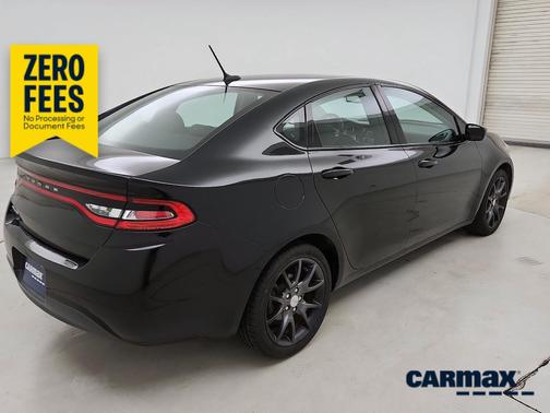 Black 2015 Dodge Dart SE