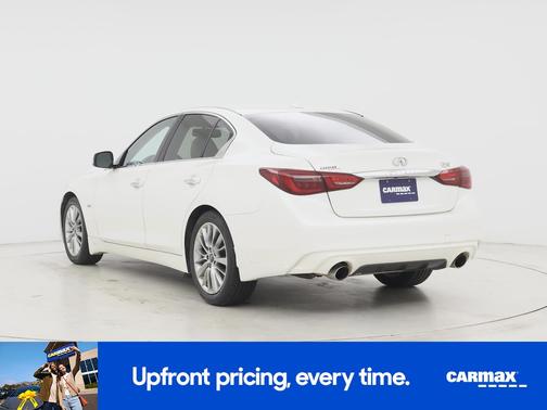 White 2019 INFINITI Q50 Luxe