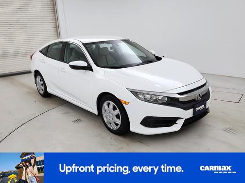 White 2018 Honda Civic LX