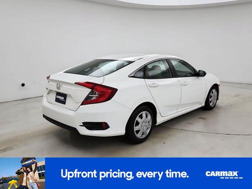 White 2018 Honda Civic LX