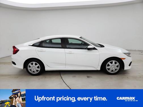 White 2018 Honda Civic LX