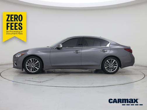 Gray 2024 INFINITI Q50 Luxe
