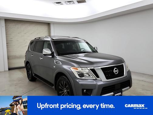 Gray 2017 Nissan Armada Platinum